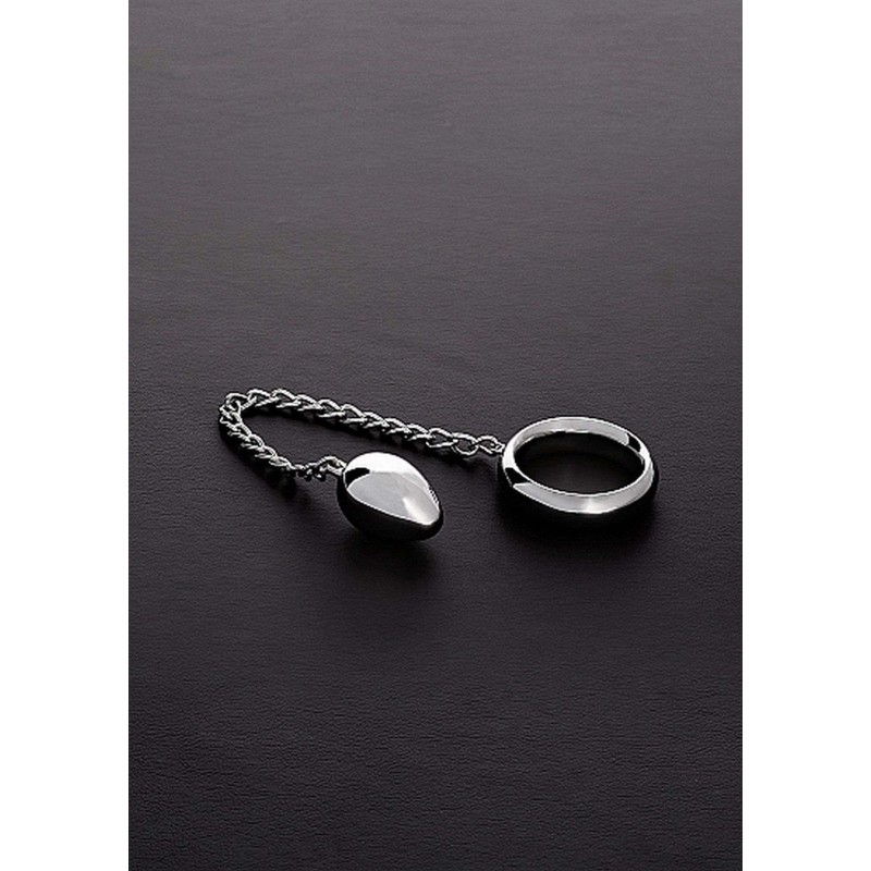 Donut C-Ring Anal Egg (40/40mm) with chain